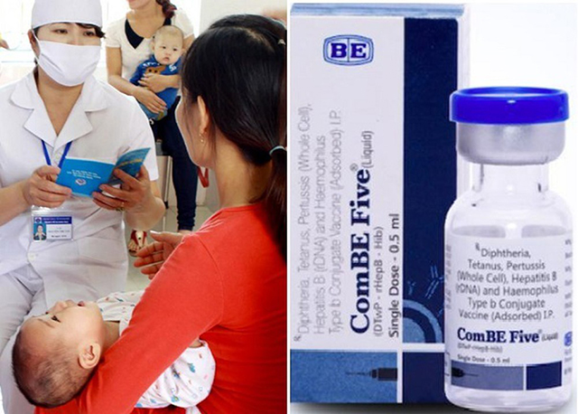 Ngày 5-1-2019 bắt đầu tiêm vaccine Combe Five